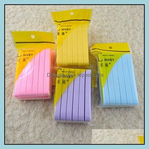 Wholesale Soft Compressed Face Cleaning Sponge Facial Wash Clean Pad Exfoliator Round Shape Cosmetic Puff 12 Pcs/Pack Drop Delivery 2021 Bat