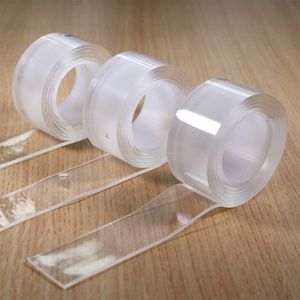 Double Side Tape Feature Waterproof Reusable Adhesive Tapes Transparent Glue Stickers Suit for Home Bathroom Decoration 2016