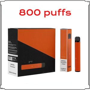 800 Puffs Disposables Vape Electronic Cigarettes Dispositif Kit de démarrage mAh Batterie ml Posse préfile
