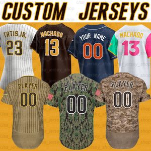 Fernando Tatis Jr Jersey 13 Manny Machado 11 Yu Darvish Tony Gwynn Blake SNELL Musgrove 30 Eric Hosmer Jake Cronenworth Hoffman Reyes Brown Geri Formalar