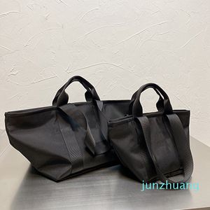 Designer-Ladies 'Borsa in tela morbida shopping bag in pelle crosta tote ascelle da donna di grande capacità con nappe borse a mano