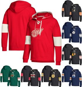 New Hockey Jersey Hoodie Boston Bruins Chicago Blackhawks Edmonton Oilers Minnesota Wild Personalized Custom Hockey Sweatershirt Jerseys