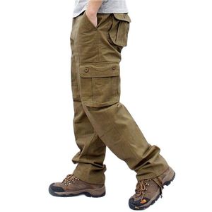 Мужские штаны Мужские повседневные военные грузовые карманы для рабочих боевых брюк.