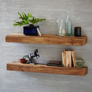 Other Home Decor Bathroom Natural Wood Accessories 50cm Modern Walnut And Pine Wall Corner Shelves Kitchen Shelf Shower Shampoo Storage Rack