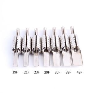 Tattoo Grips Stainless Steel Equipment Handle Row 19F 21F 23F 25F 29F 35F 39F 49FTattoo GripsTattoo