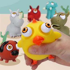 Cartoon Animal Squeeze Antistress Toy Boom Out Eyes Doll Stress Relief Panda Fidget Toys Figure Decompression toys