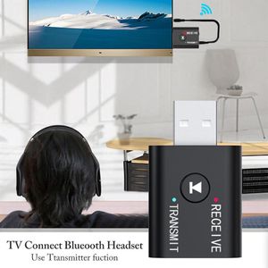 Mini Kablosuz Bluetooth Vericiler Adaptörü Ses Verici Stereo Bluetooth Dongle AUX USB mm Dizüstü Bilgisayar TV PC Araç Kiti için Q