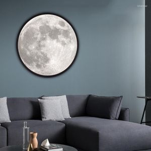 Luci notturne Specchio Moon Light Lampada romantica per comodino Toeletta Magica Decorazione domestica Regalo di Natale GirlsNight