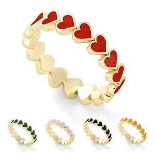 Mode Koreanische Herz Form Finger Ring für Frauen Romantische Verlobung Ringe Mädchen Liebhaber Paar Ring Schmuck Geschenke