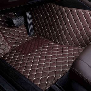 Custom Car Floor Mats For Citroen c4 c5 c2 c3 c6 drain C-Quatre/Triomphe Elysee Picasso car styling Double foot mats W220328