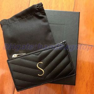 Carteira de designer de luxo de alta qualidade, porta-cartão, moda masculina, couro genuíno, feminino, porta-moedas, talão de cheques, carteiras chave, presente, bolso, compartimento interno