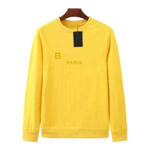 Erkek Hoodies Sweatshirts Erkek Deisgner Hoodies Yüksek Kaliteli Moda Siyah Sarı Mektub