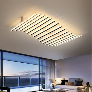 Moderna LED -taklampor Lampa ljuskrona med fjärrkontrollbelysning för vardagsrummet Kök sovrum mat hem dekorativa fixturer