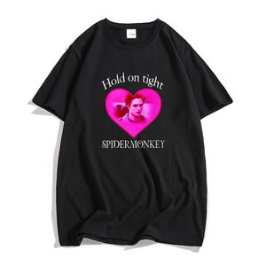 Herren T-Shirts Edward Cullen T-Shirt Baumwolle Mann Hold on Tight Twilight Saga Robert Pattinson Casual Sommer Vintage Kleidung 230206