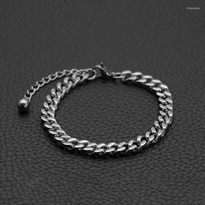 Link Mens On Hand Bracciale Hip Hop Rock in acciaio inossidabile Regali di estensione moda per accessori maschili Inte22Link ChainLink Chain