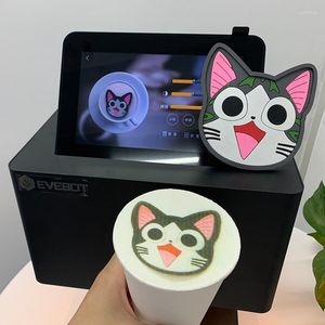 Impressoras 3D Latte Art Coffee Machine Creative Creative Caramel Diy Jet Food Caramel com Wifi Roge22