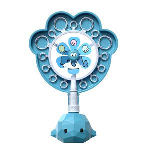 Porous Windmill Bubble Blower Wand Toys Spinner Bubble Machine Summer Outdoor Children's Toy W0