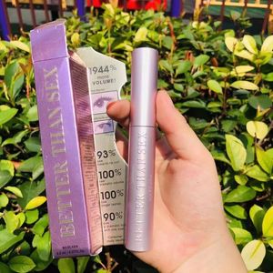 Nyaste Rosa Better Than SEX Mascara Svart Full Size 8 ml 0,27 oz Mascara Tjock Vattentät med USPS