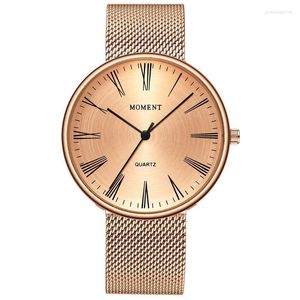Zegarek 2022 Modne złoto Casual Geneva Crystal Quartz Watch Men Men Mesh Sukienka ze stali nierdzewnej Relogio Feminino Clock