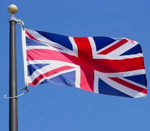 Birleşik Krallık Bayrağı toptan satış-3 ft İNGILTERE Bayrağı Kraliçe Elizabeth II Birleşik Krallık Ulusal Bayraklar Asılı Afiş Bayrak İngiltere İngiliz Ev Partisi Dekorasyon cm C0323