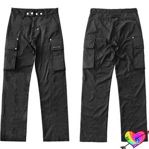 Schwarz 1017 ALYX 9SM Cargohose 2022 Herren Damen Multi Metallknopf ALYX Hose Taschen Leicht lockere Hose T220722