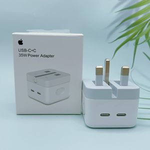 Double USB Charger 35W GaN Type C PD Fast Charging For iPhone 13 12 11 Max Pro XS 8 Plus iPad Pro Air Laptop Xiaomi