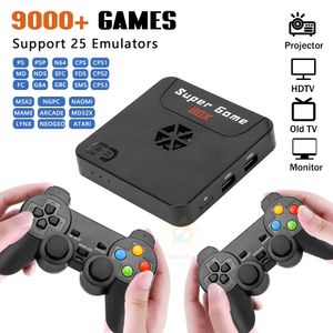 X5 przenośna konsola do gier wideo w stylu retro Super WIFI TV Box z grami z ponad 9000 gier na PS/PSP/N64 obsługuje wyjście AV 3D HD