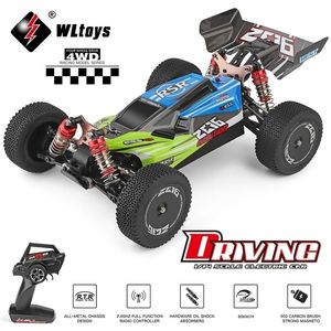 WLTOYS 144001 A959 959B 2.4G Yarış RC Araba 70km/s 4WD Elektrikli Yüksek Hızlı Araba Off-Road Drift Uzaktan Kumanda Oyuncaklar 220429