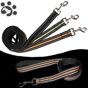 Colarinhos de cachorro colares de trela longa refletindo para cães grandes breakway arnês