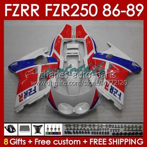 هيكل السيارة لـ Yamaha FZR250R FZRR FZR 250R 250RR FZR 250 86-89 BODY FZR-250 142NO.18 FZR-25