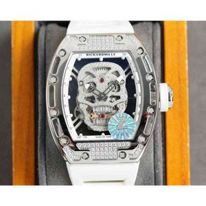 Schweizer ZF Factory Mens Watch Date Luxusuhren für mechanische Uhrenmühle 052 Schweizer Bewegung Gummi -Uhrband -Marke Designer Sport Armbanduhr