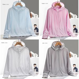 Summer UV Sun Protection Clothing Zip Up Lightweight Hoodie Sun Skjorta Vandring Utomhus Performance Jackor Wmen Women Storlek