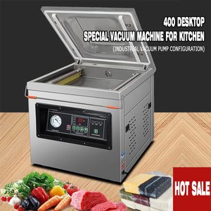 400 Table Cooked Food Vacuum Foods Packaging Machine Dry And Wet Rice Brick Vacuums Sealing Machines Commercial