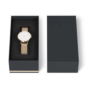 Высококачественные дизайнерские женские часы 28 32 36 мм DW кварцевые движения розовые золотые моды Смотреть дамы Дэниелс Монтр