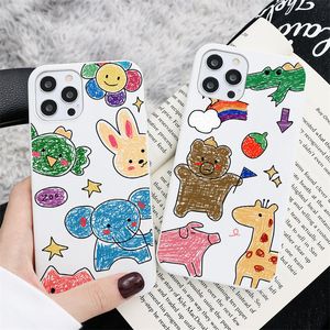 Animal Soft TPU Telefonfodral för Xiaomi Poco X3 NFC F3 MI 11 A3 10T 9T Redmi Note 10 9 8T 8 7 Pro se Lite 9s 9a 7a Cover Funda