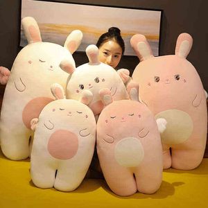 CM Giant Plush Angel Rabbit Beautiful Hugs Soft Cuddle Doll med Wings Cartoon Bunny Cushion Kawaii Söt födelsedagspresent J220704