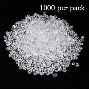 Dekorativa föremål Figurer Akryl Crystal Ice Rock Stones for Aquarium Vase Gems Phone Case Decor 1000PCSDecorative