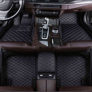 Custom car floor mat for audi A6 Allroad C5 C6 C7 C8 A7 Sportback A6 Avant A1 A2 A3 A4 A6 A8 Q2 Q3 Q5 Q7 carpet Phone pocket W220328