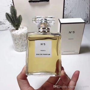 عطر الأكثر مبيعًا للعطور النسائية N5 Yellow 100ml EDP Fragrance Nature Spray طويلة الأمد العطور ذات العلامات التجارية المصممة عطور تسليم سريع بالجملة