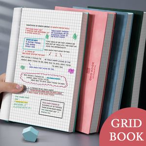 Soft Grid-Notizbücher A5/B5/A4, Reisetagebücher, Schule, Büro, Besprechung, Aufzeichnung, Notizblock, Mindmap-Handbuch, Skizzenbuch zum Zeichnen, 220401