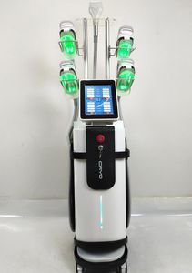 Salong Cryolipolysis Fat Freeze Machine Lipo Laser Cellulite Reduction Cavitation Viktminskning RF Skin åtdragningsmaskiner 5 Cryo Handtag med 40K Cavitation RF