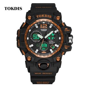 Damska Wojskowa moda Watch Multifunkcjonalna wodoodporna stal nierdzewna Waterproof Complete Watch Montre Relogio B4