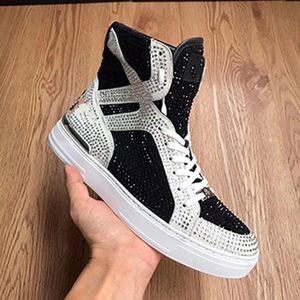 Top Quality Luxurys Designers masculino Pleinshoes casual Ppmixed Cores Cut Lace-up Zapatos Mujer Race Runner Sapatos MJKJ004 Asdasdawasdad