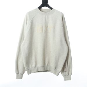 Huvor i mäns plus storlek Sweatshirts Round Neck broderad och tryckt Polar Style Summer Wear With Street Pure Cotton 31re