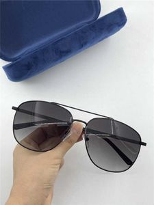 0610 Ladies Classic Design Sunglasses Модные круговые рамки с двумя лучами солнцезащитные очки UV400