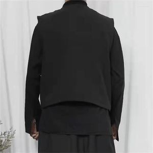 Herrenwesten Weste Arbeitskleidung Reißverschlussmantel 2022 Herbst Große Multitasche Lässige japanische Mode Phin22