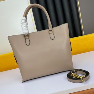 2021 Großkapazität Einkaufstaschen Einkaufsbrieftasche lässig Frau Beach Urlaub Designer Klassische Pendelschulter Großgröße Cowhide Handtaschen Geldbörse P.