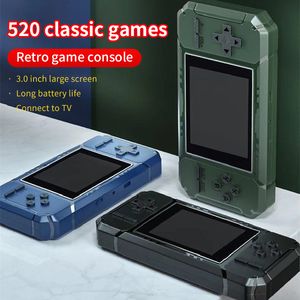 Retro Portable Mini Handheld Games Console 8-Bit 3.0 Inch Color LCD Game Players Built-in 520 Games
