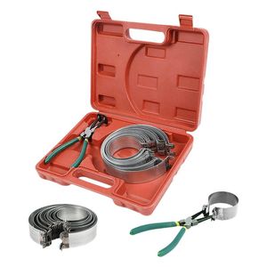 Set di utensili manuali professionali Set di pinze per cinghie di rimozione del kit del compressore dell'anello del pistone del motore dell'auto Riparazione automatica per camionProfessionale