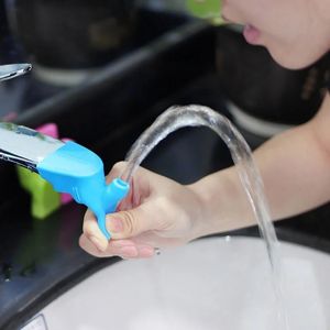 Kitchen Tools High Elastic Silicone Faucet Extension Sink Children Washing Mouth Equipment Bathroom Kitchen Utensils Inventory Wholesale